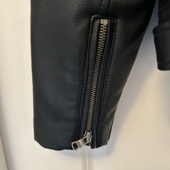 Loft faux leather biker jacket - size Small - Picture 5 of 7